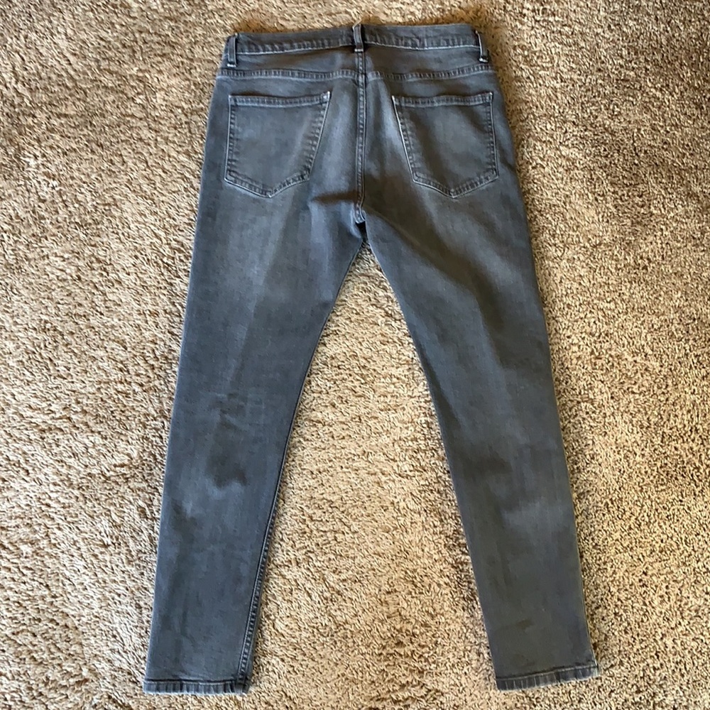 TOPMAN skinny stretch GRAY jeans - Picture 4 of 4